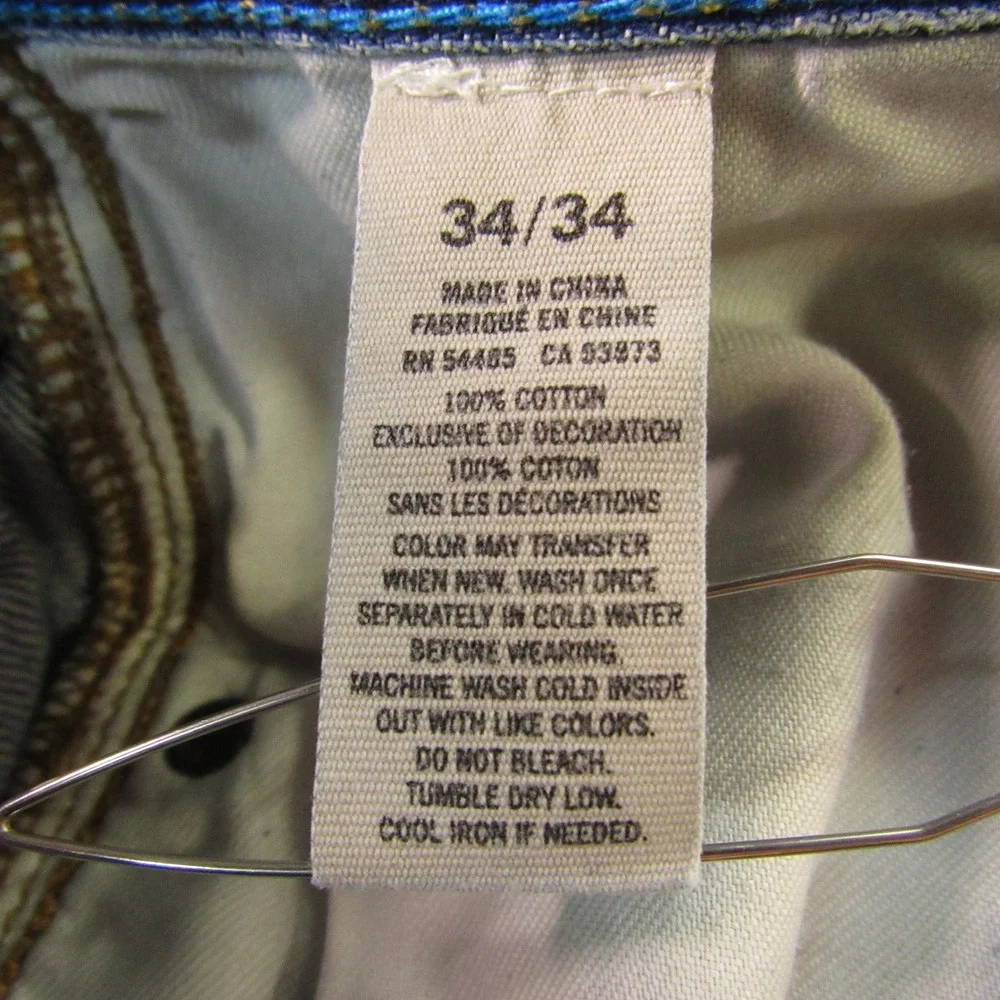 American Eagle Jeans Mens 34x34 Blue  Original‎ Boot Medium Wash Bootcut Denim